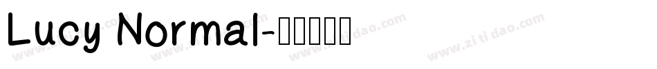Lucy Normal字体转换
